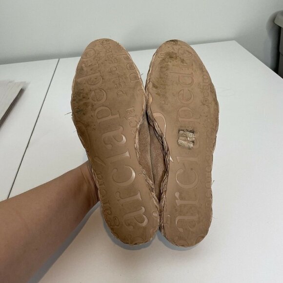 Pedro Garcia Nude Pink Suede Espadrilles Size 37.5 - Picture 8 of 8